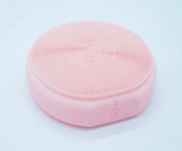 硅膠雙頭洗臉?biāo)?，有機(jī)硅膠潔面刷頭-硅膠刷