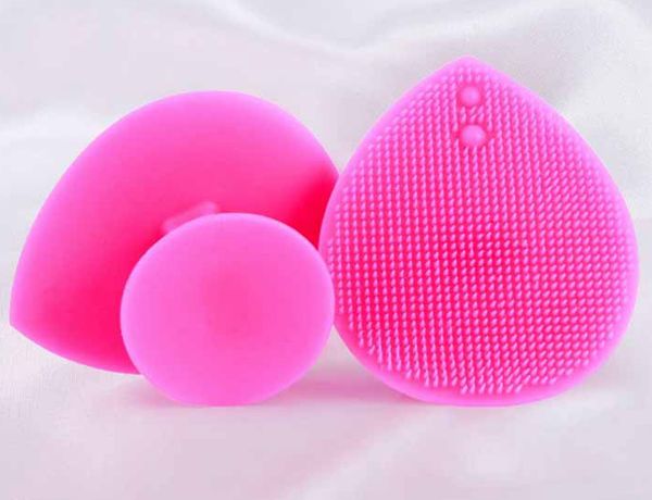 臉部毛孔硅膠清潔刷，手動(dòng)按摩潔面刷-硅膠刷