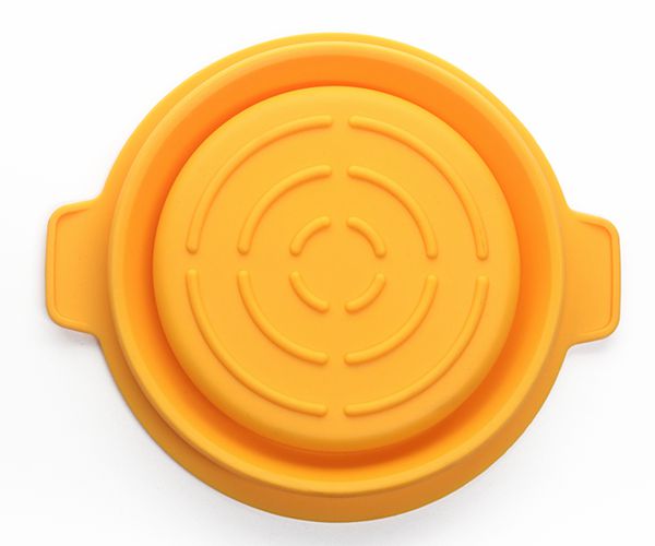 戶外野餐硅膠便當(dāng)碗，野營保鮮硅橡膠折疊碗